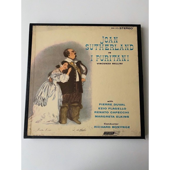 Vincenzo Bellini I Puritani Joan Sutherland 3 LP Box London OSA 1373 NM Opera - Picture 1 of 8